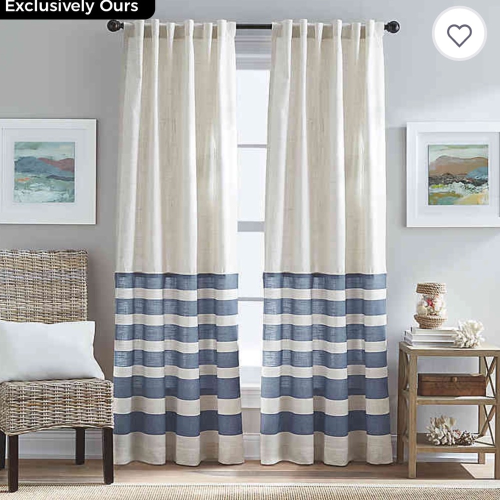 (Set of 4) Verano 84-Inch Back Tab Curtain Panels